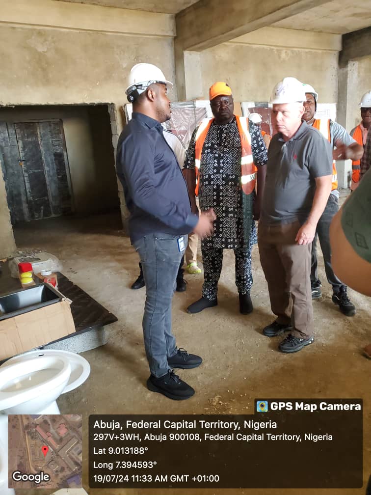 Site visit by Raymond Black Limited Client